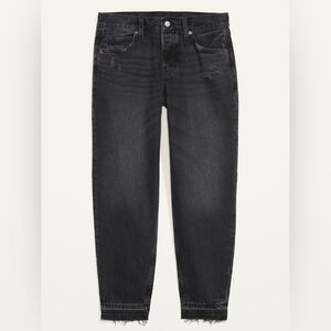 Old Navy Black Slouchy Taper Jeans